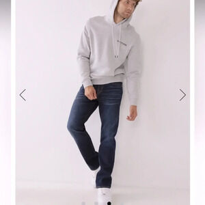 True Religion Ricky relaxed straight jeans in excellent condition dark wash 34